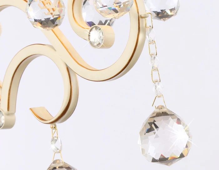 Настенный светильник с абажуром и хрусталем Ambrella light TR4562