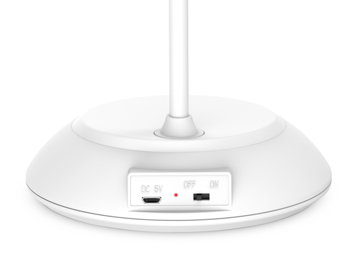 Светодиодная настольная лампа с аккумуляторной батареей, регулировкой цвета и USB-проводом Ambrella light DE600