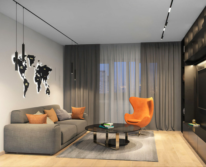 Светильник на шине Denkirs SMART SPOT DK8008-BK