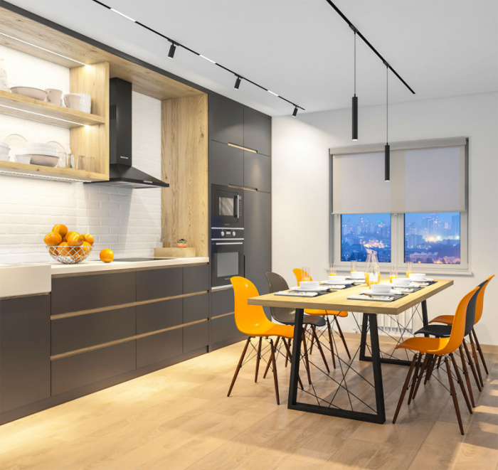 Светильник на шине Denkirs SMART SPOT DK8008-BK