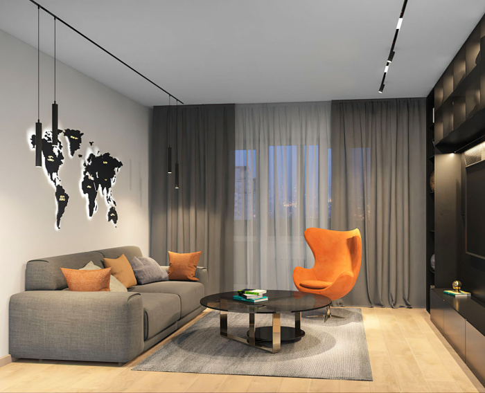 Светильник на шине Denkirs SMART SPOT DK8008-BK