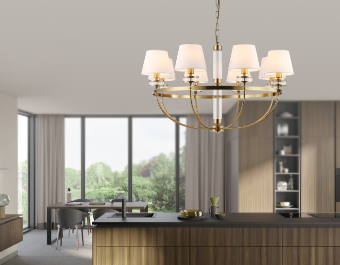 Подвесная люстра с абажурами Ambrella light LH71253