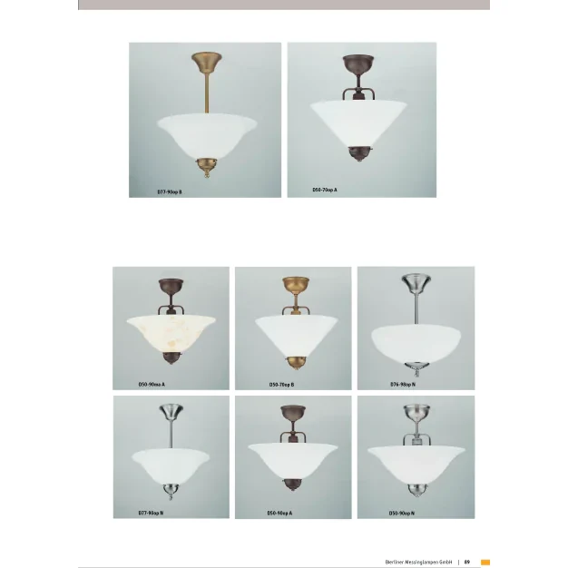 Потолочный светильник Berliner Messinglampen D50-90maA