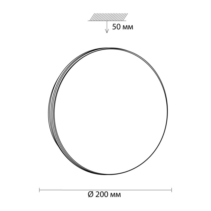 Настенно-потолочный светильник SONEX SMALLI 3016/AL