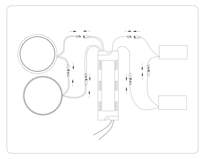 Настенно-потолочный светодиодный светильник с пультом Ambrella light FL51393