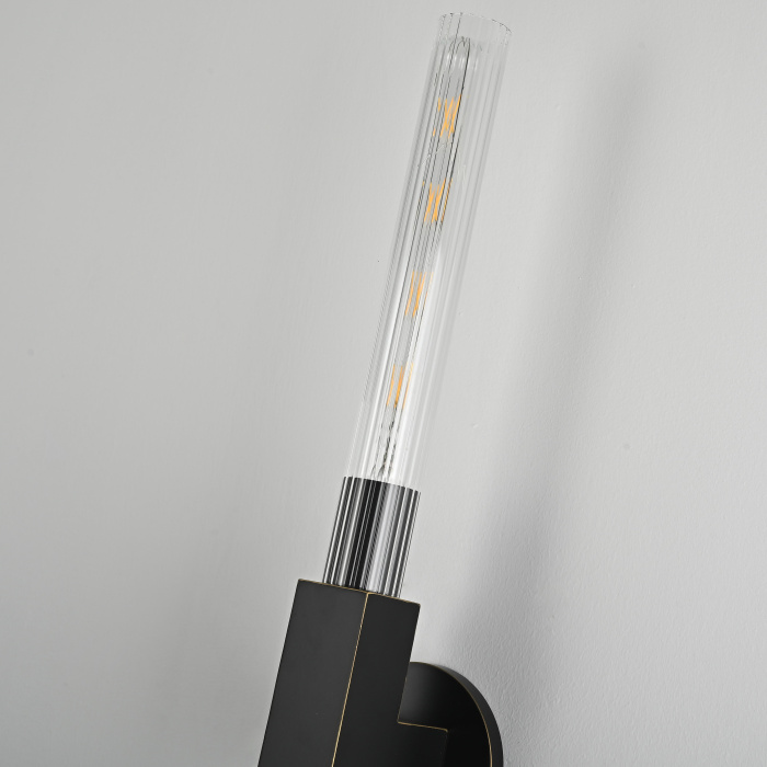 Бра CANELLE wall lamp SINGLE Sconces Black ImperiumLoft