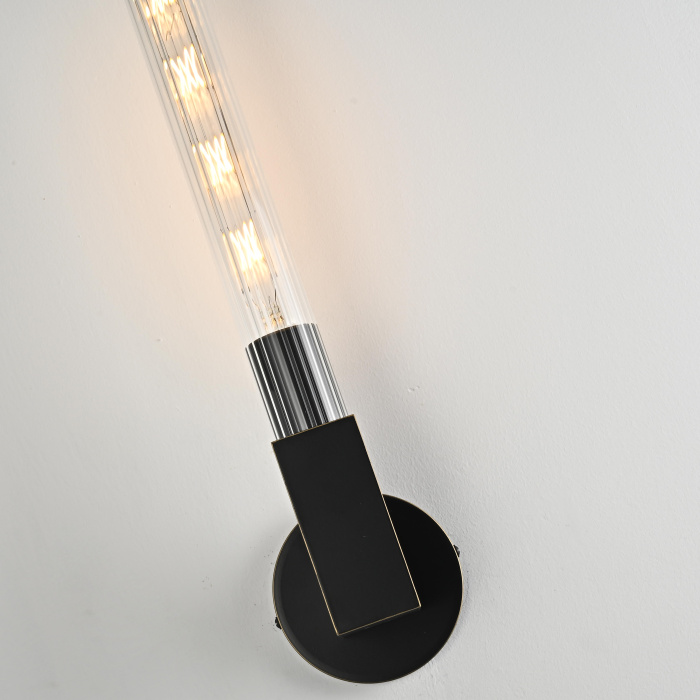 Бра CANELLE wall lamp SINGLE Sconces Black ImperiumLoft