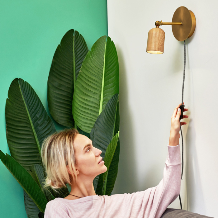 Бра PORI Light wood ImperiumLoft