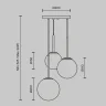 Подвесной светильник Maytoni Basic form MOD321PL-03G1