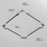 Шинопровод магнитный Maytoni Exility TRXM034-R-412W