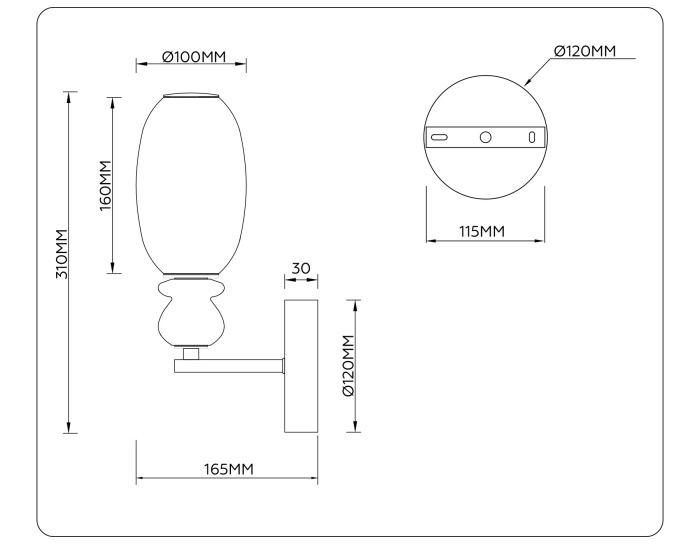 Бра Ambrella Light High Light LH53148