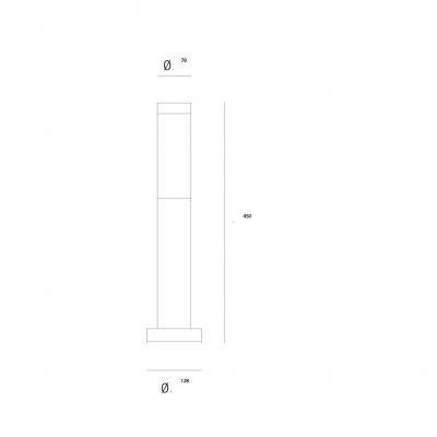 Уличный фонарь Leds C4 PX-0099-ANT