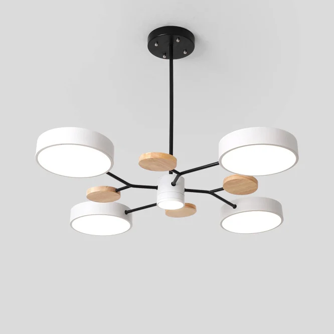 Люстра на штанге MEADE 5 lamps White ImperiumLoft