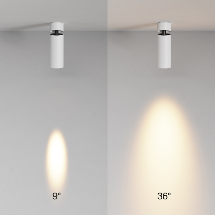 Спот Maytoni Focus LED C055CL-L12W2.7K-SS-W