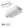 Точечный встраиваемый светильник Arte Lamp INVISIBLE A9286PL-2WH