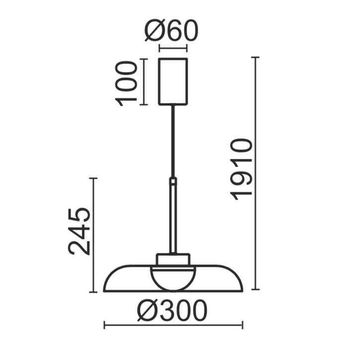 Подвесной светильник Freya Movement FR5602PL-L5BR1