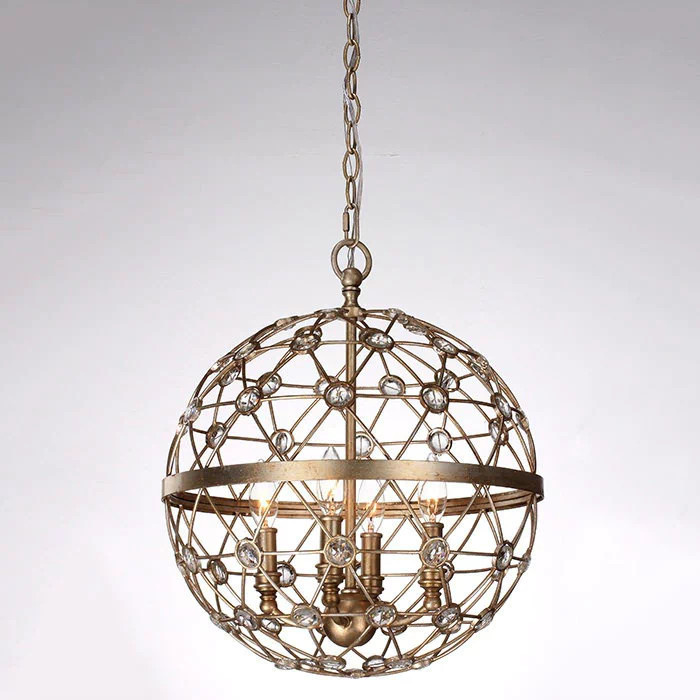 Подвесной светильник L'ARTE LUCE Ragusa L51104.68 с элементами из хрусталя