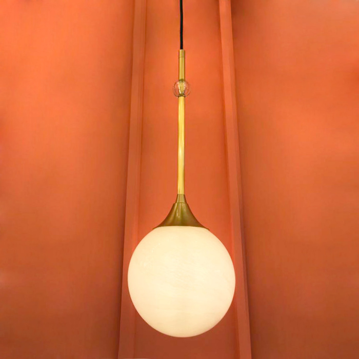 Подвесной светильник Cloyd TAOS-B P1 / Ø18 см - латунь (арт.10861)