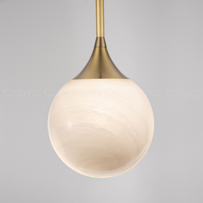 Подвесной светильник Cloyd TAOS-B P1 / Ø18 см - латунь (арт.10861)