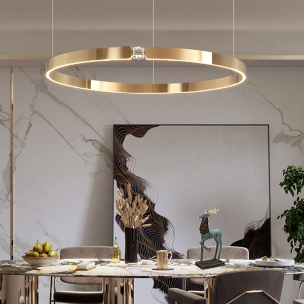 Подвесная люстра SELLIF B RING D40 Brown ImperiumLoft