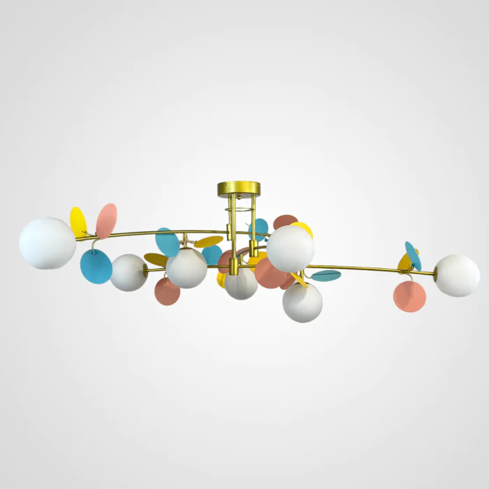 Потолочная люстра MATISSE B D120 Gold Multicolor ImperiumLoft