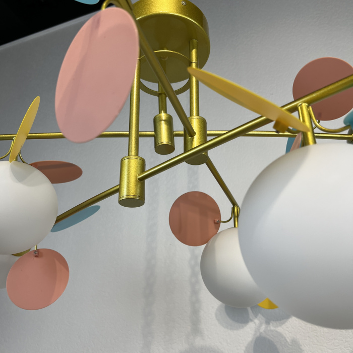 Потолочная люстра MATISSE B D120 Gold Multicolor ImperiumLoft