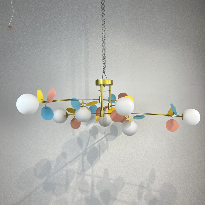 Потолочная люстра MATISSE B D120 Gold Multicolor ImperiumLoft