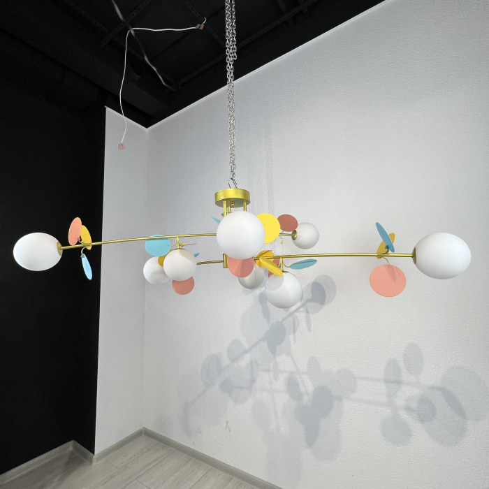 Потолочная люстра MATISSE B D120 Gold Multicolor ImperiumLoft