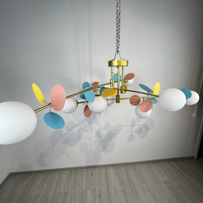 Потолочная люстра MATISSE B D120 Gold Multicolor ImperiumLoft