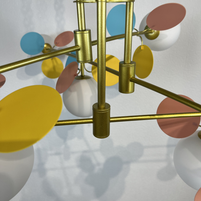 Потолочная люстра MATISSE B D120 Gold Multicolor ImperiumLoft