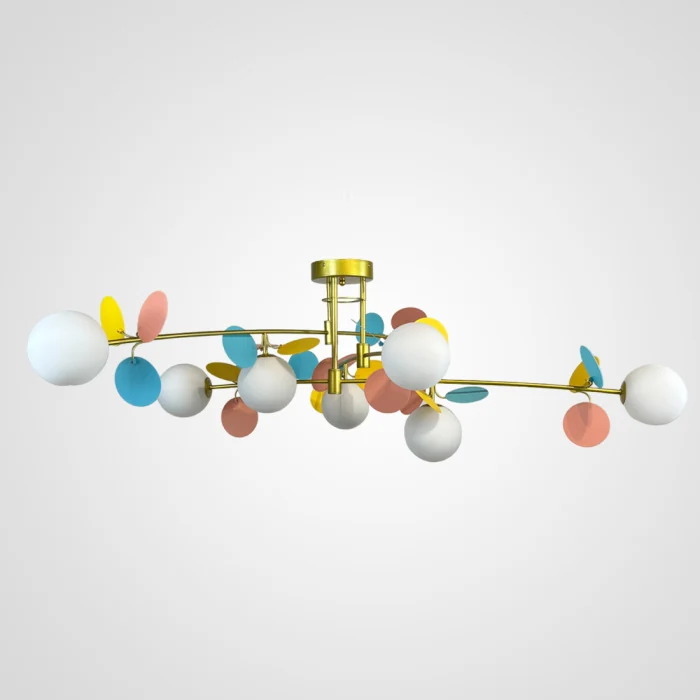 Потолочная люстра MATISSE B D120 Gold Multicolor ImperiumLoft