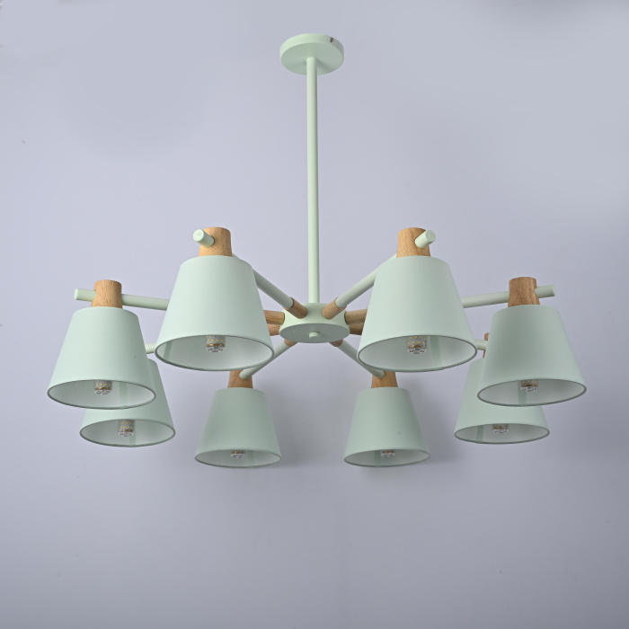 Потолочная люстра на штанге NATURA A BLUE 8 ImperiumLoft