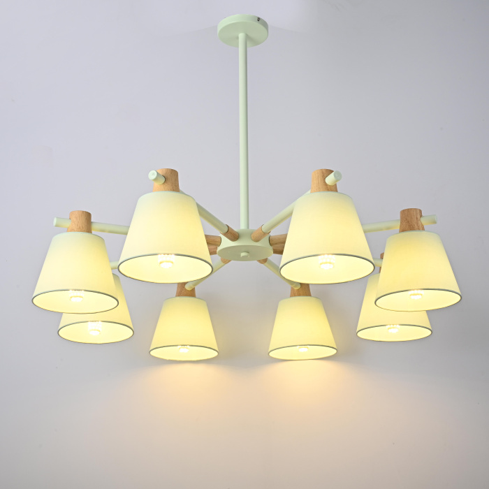 Потолочная люстра на штанге NATURA A BLUE 8 ImperiumLoft