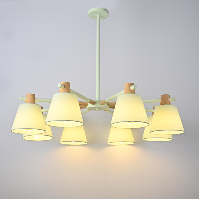 Потолочная люстра на штанге NATURA A BLUE 8 ImperiumLoft