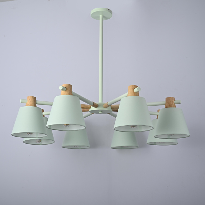 Потолочная люстра на штанге NATURA A BLUE 8 ImperiumLoft