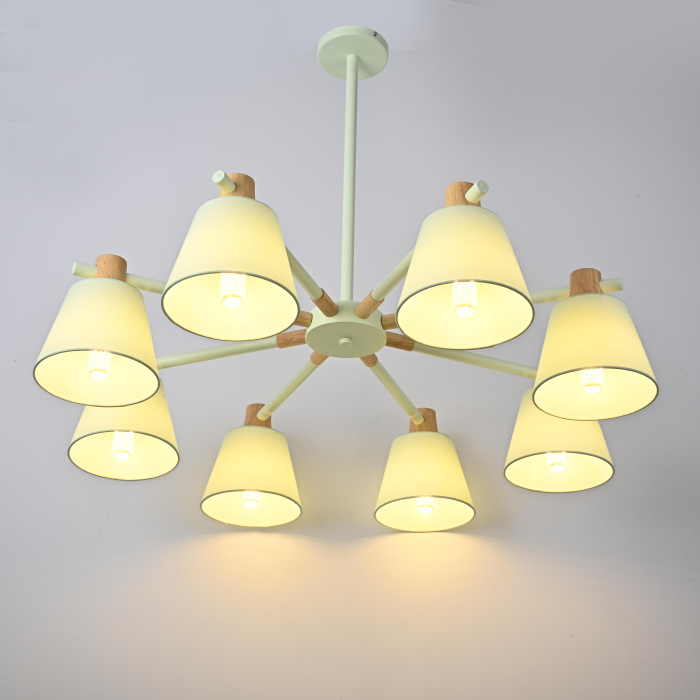 Потолочная люстра на штанге NATURA A BLUE 8 ImperiumLoft