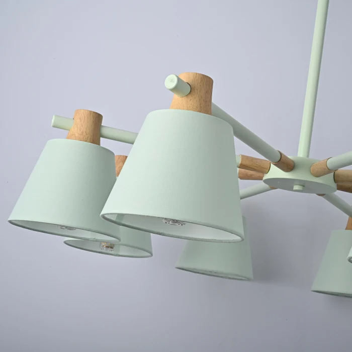 Потолочная люстра на штанге NATURA A BLUE 8 ImperiumLoft