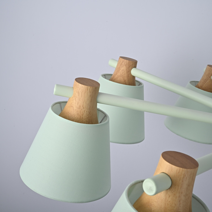 Потолочная люстра на штанге NATURA A BLUE 8 ImperiumLoft