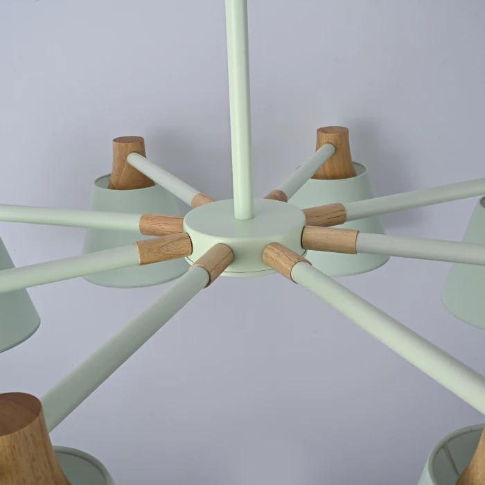 Потолочная люстра на штанге NATURA A BLUE 8 ImperiumLoft