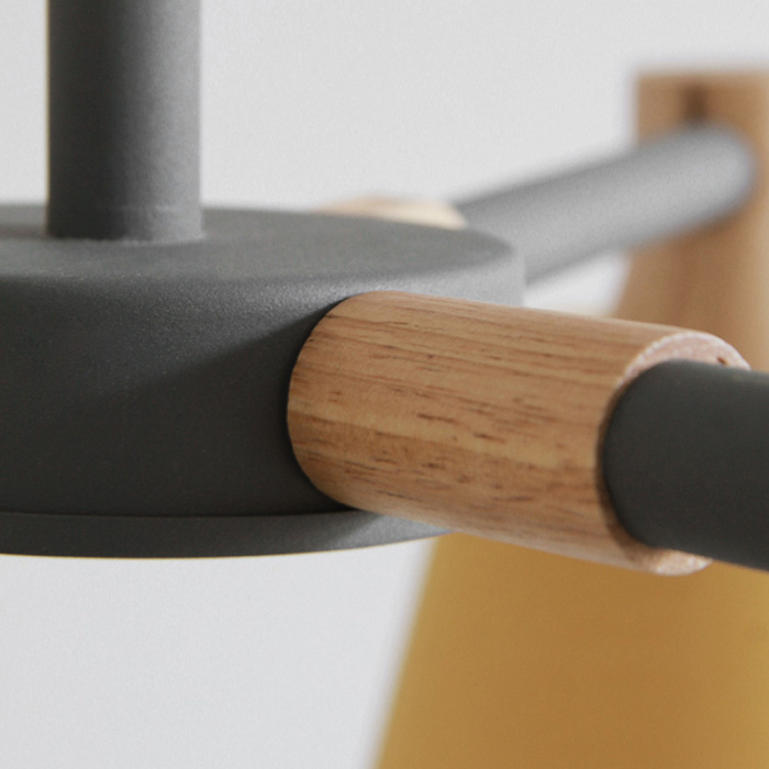 Потолочная люстра на штанге NATURA A BLUE 8 ImperiumLoft