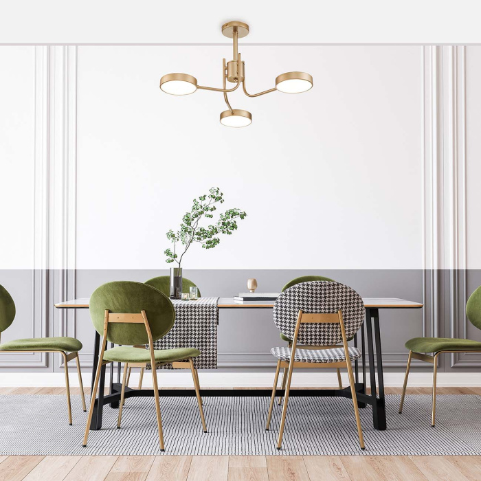 Потолочная люстра на штанге SKYLAR ESCADA 10258/3LED