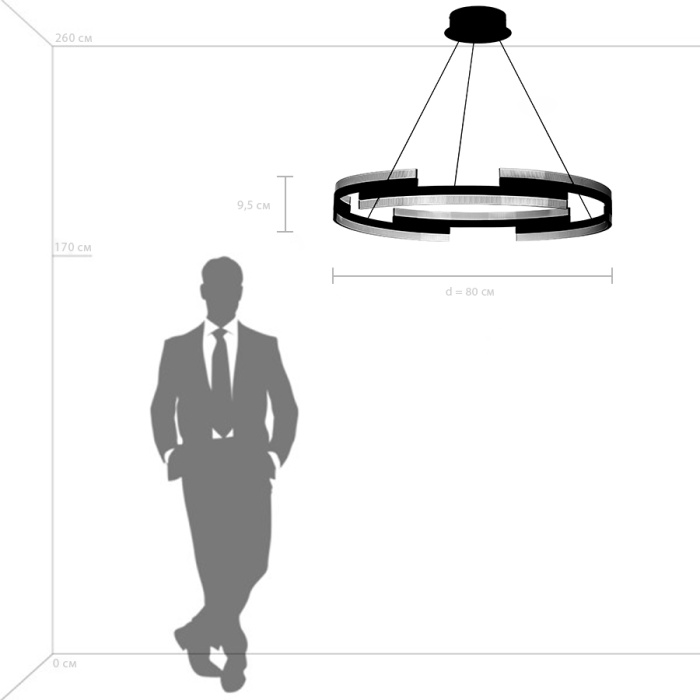 Люстра подвесная Rotonda Lightstar 736333