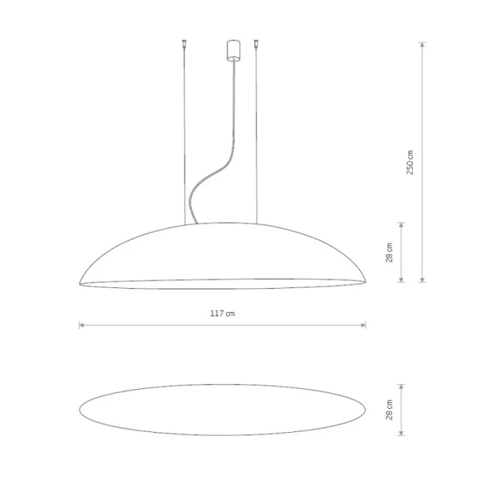 Люстра подвесная Nowodvorski Canoe White/Gold 7927