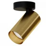 Накладной светильник спот Nowodvorski Mono Black/Brass 7778