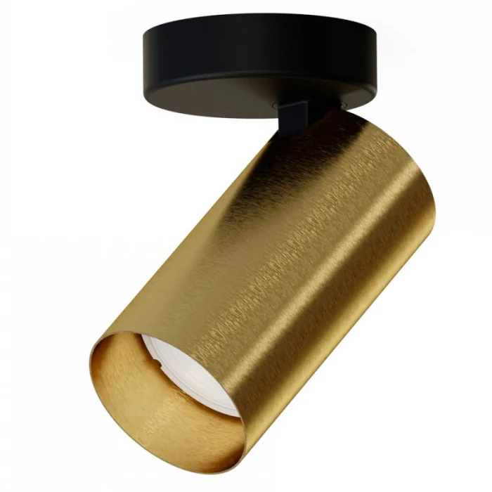 Накладной светильник спот Nowodvorski Mono Black/Brass 7778