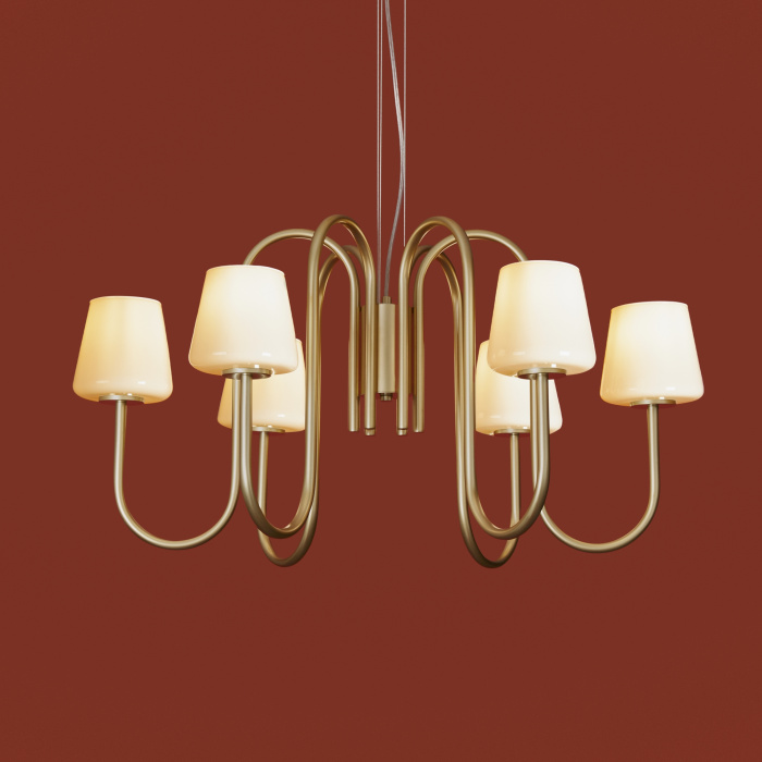 Подвесная люстра Freya Jade FR2039PL-06G