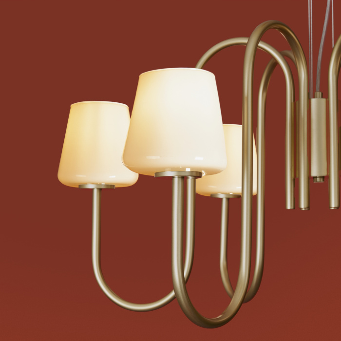 Подвесная люстра Freya Jade FR2039PL-06G