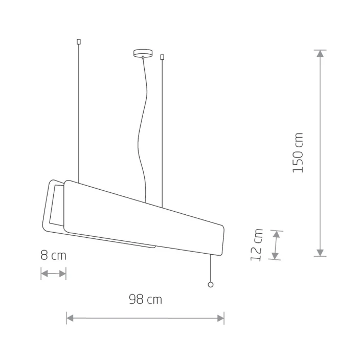 Подвесной светильник Nowodvorski Oslo Led 90 Oak 7520