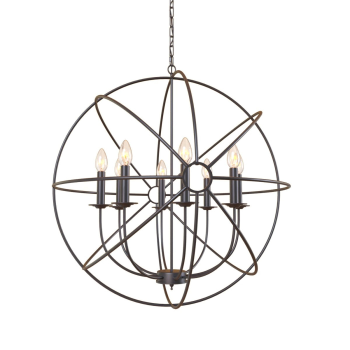 Подвесная люстра Loft it Foucaults orb LOFT1192-8