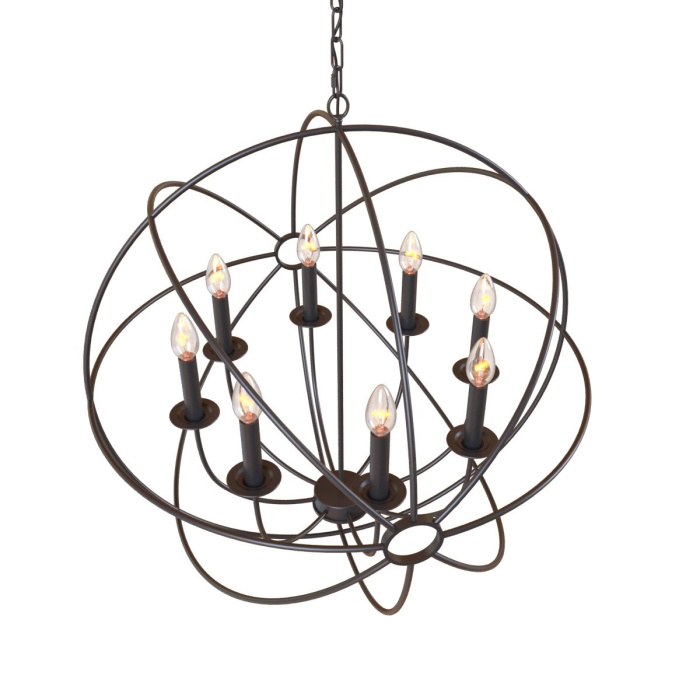 Подвесная люстра Loft it Foucaults orb LOFT1192-8